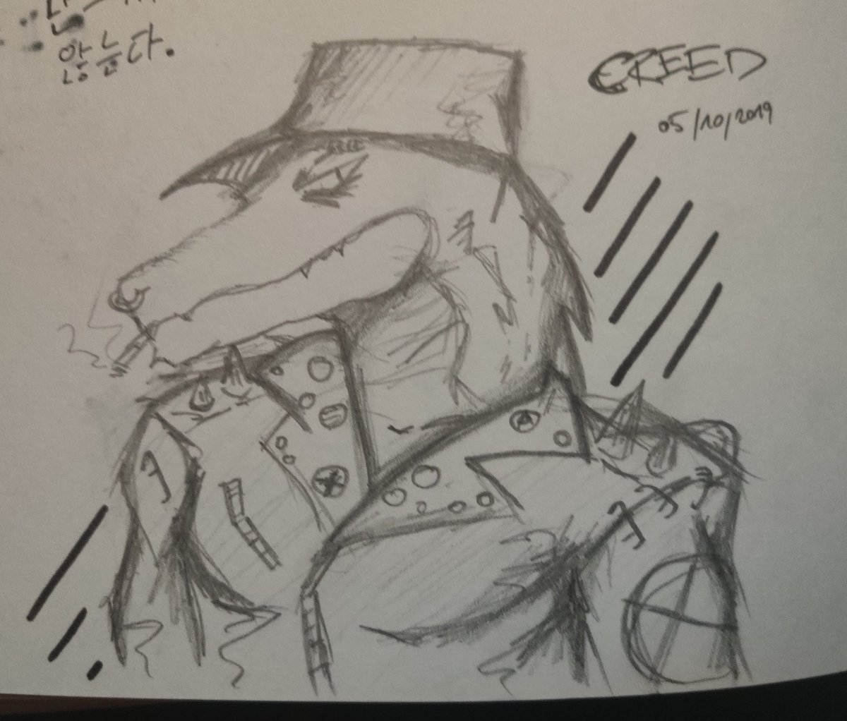 CANISROSCOE's tweet photo. this oc had a bit of a glowup https://t.co/p4ewxrRKuV