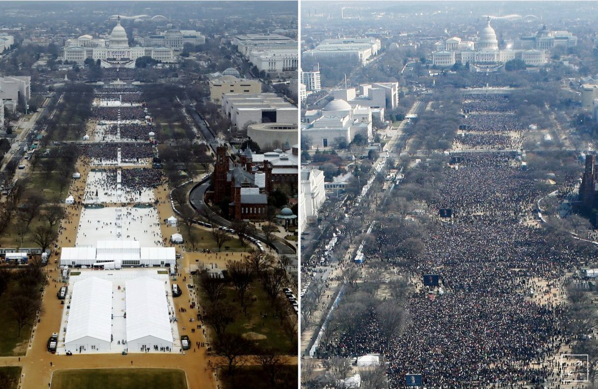 SallyDeal4's tweet photo. @joncoopertweets It started off with lying about the size of his inaugural crowd ... there for the world to see.

He's truly a madman. There's absolutely nothing that he won't lie about regardless of the cost to the country ... whether it be economically, or human suffering &amp; death. https://t.co/mhanJYrImS