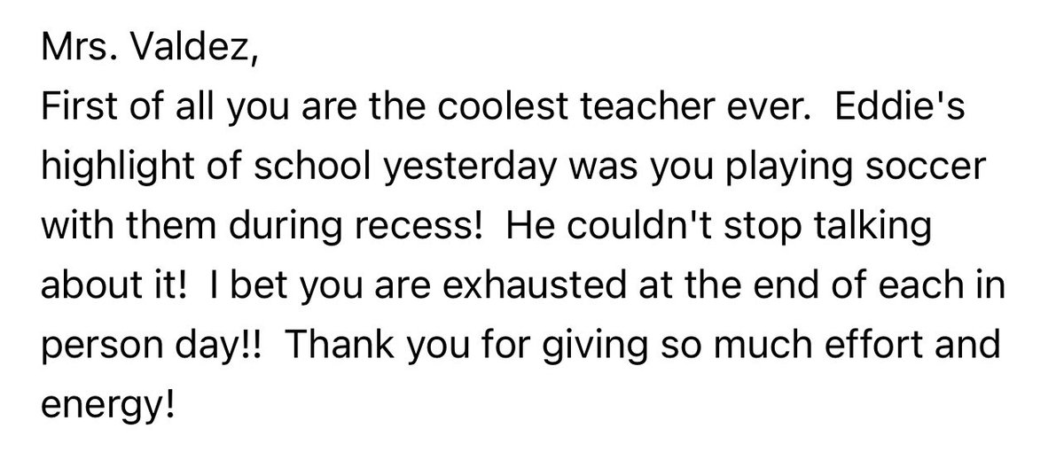 jocelynsv's tweet photo. So exhausted after my 1st week of in person learning but receiving mail from our Principal who takes time to write me an appreciation note (that he sent back in October but only received it today because of my address change) AND email from my parents made my day! #HaymarketCubs https://t.co/cvwKepds62