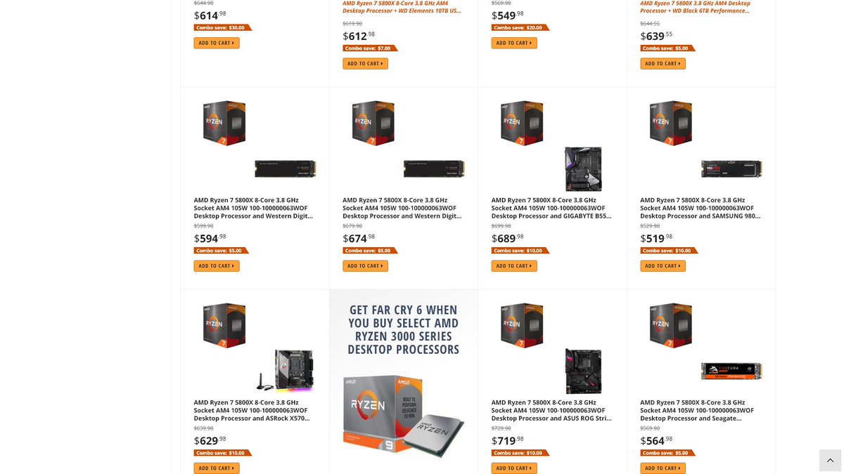 Stockdrops Stock Of Amd Ryzen 7 5800x 8 Core 3 8 Ghz Socket Am4 105w 100 wof Desktop Processor Thermaltake Toughpower Grand Rgb 750w Gold Certified Full Modular Power Supply For 549 98