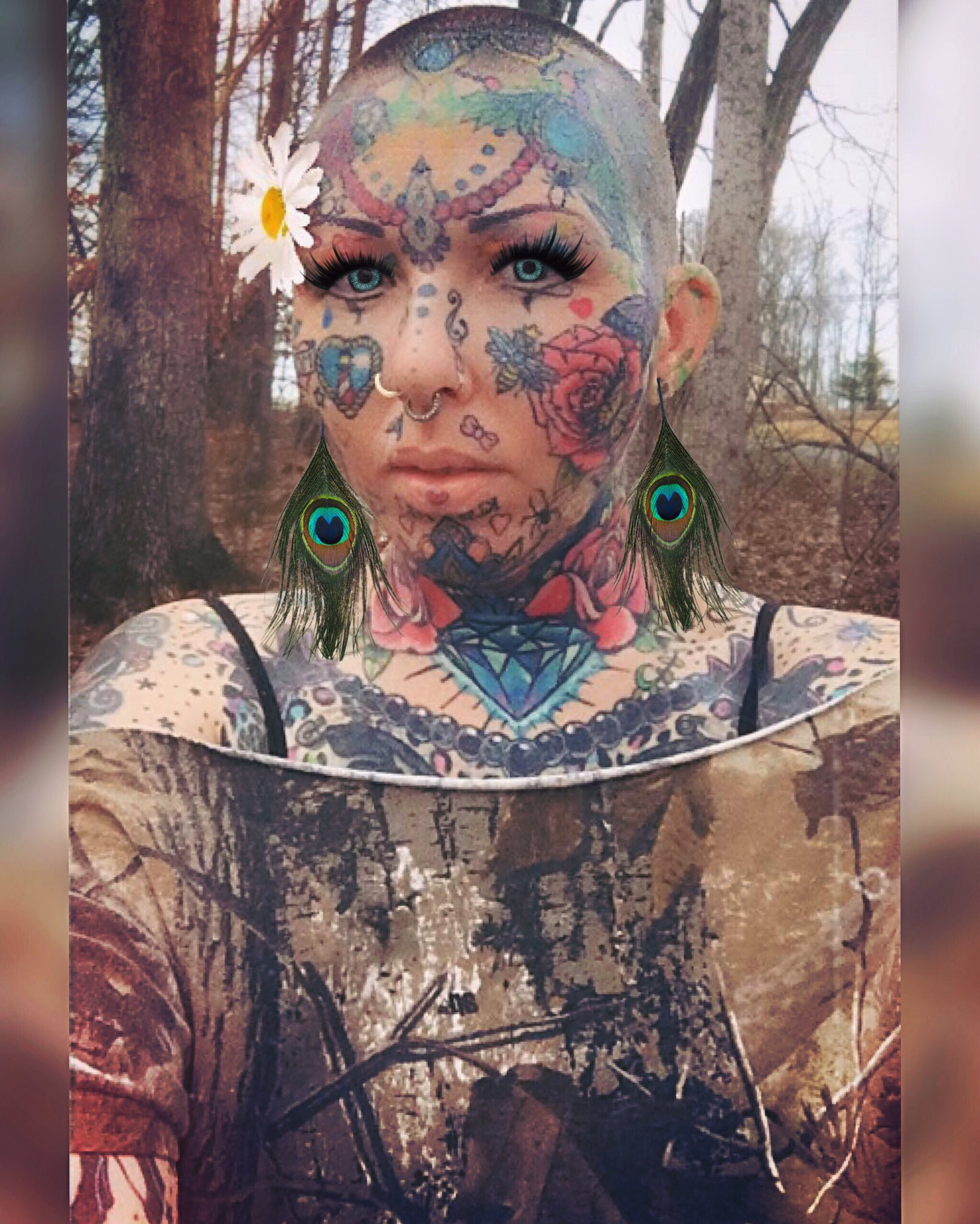 Country Girl Mixed Media by Tattoo Joe  Pixels