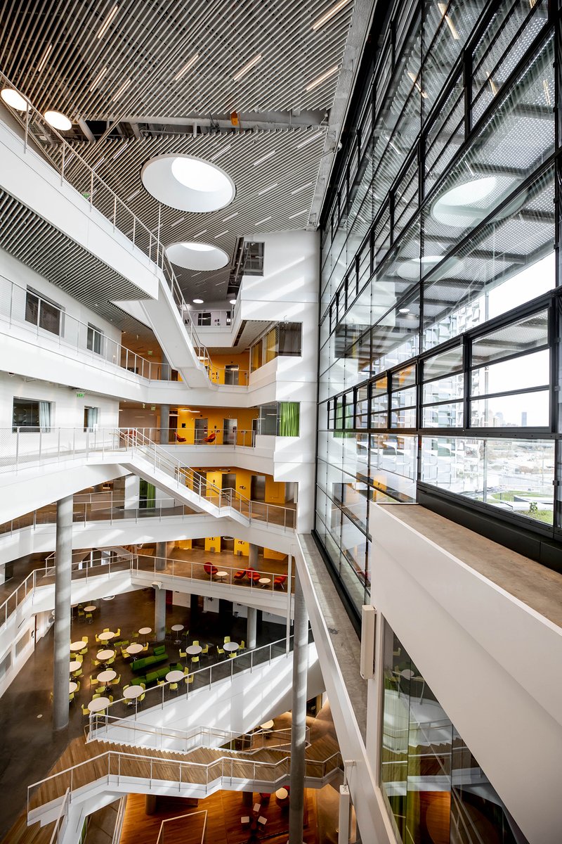 The atrium at the Science and Engineering Complex