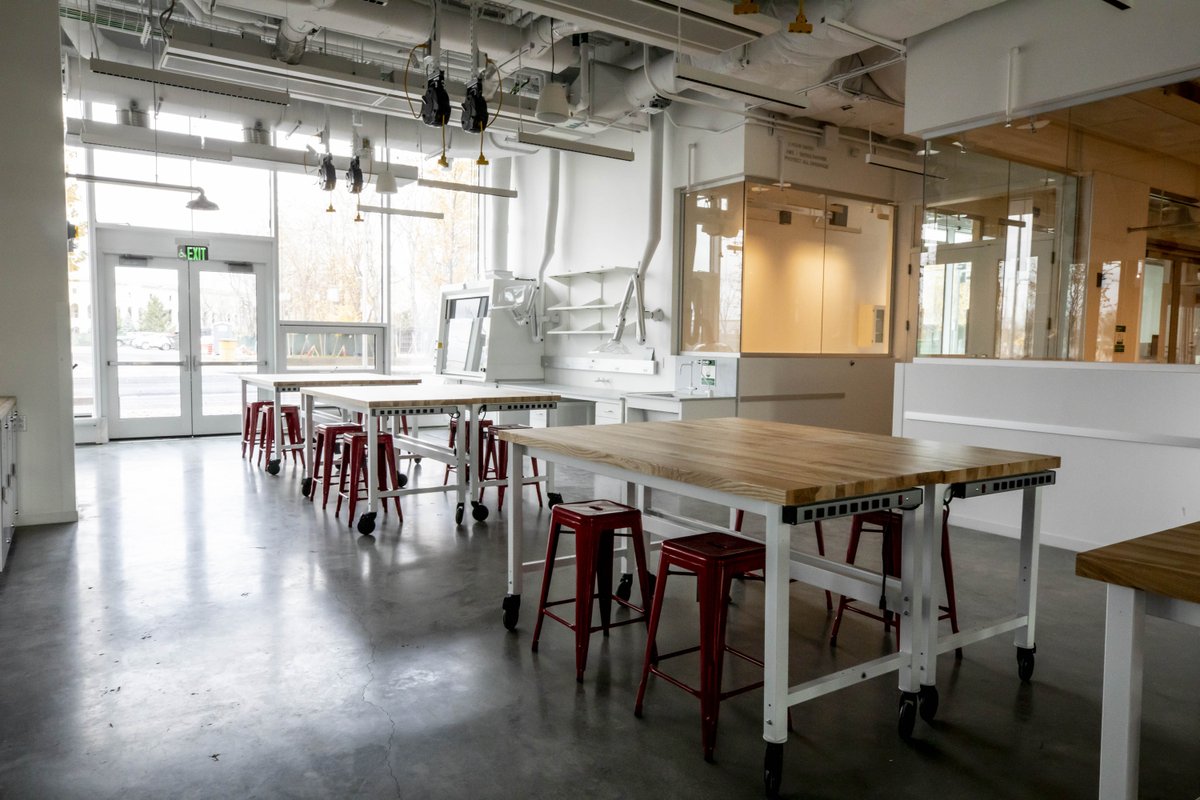 Tables in the Maker Lab