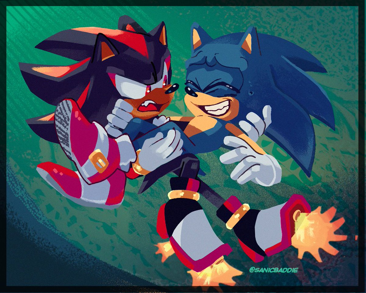 A selection of Sonic and Shadow fanart from IDW Sonic Issue 35 / X