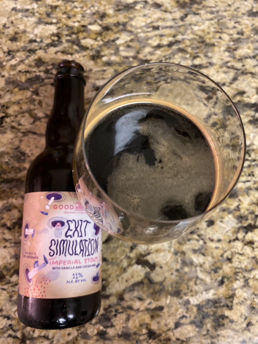 An 11% coffee stout from <a href="/goodwordbrewing/">Good Word Brewing</a>? Don’t mind if I do.  #gabeer