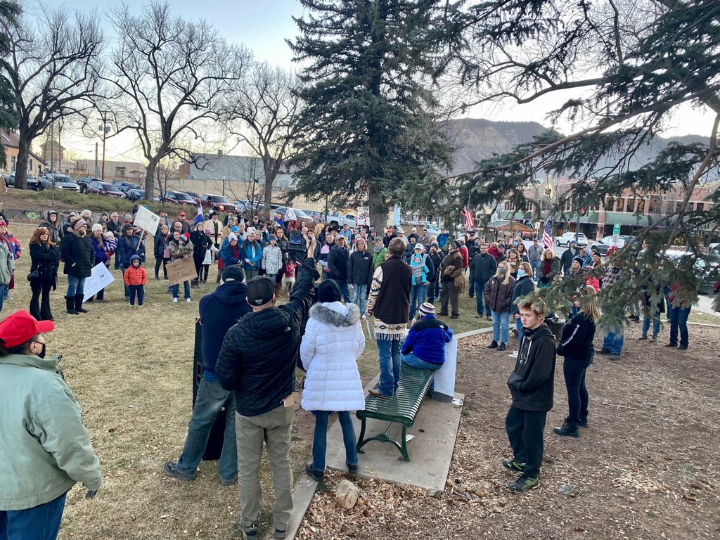 laurenboebert's tweet image. I was in Washington preparing for the upcoming Congress so I couldn’t be there, but to all those who gathered in Durango today to demand our small businesses be saved - I see you and I stand with you.

You are the people I will represent and the reason I ran for Congress.