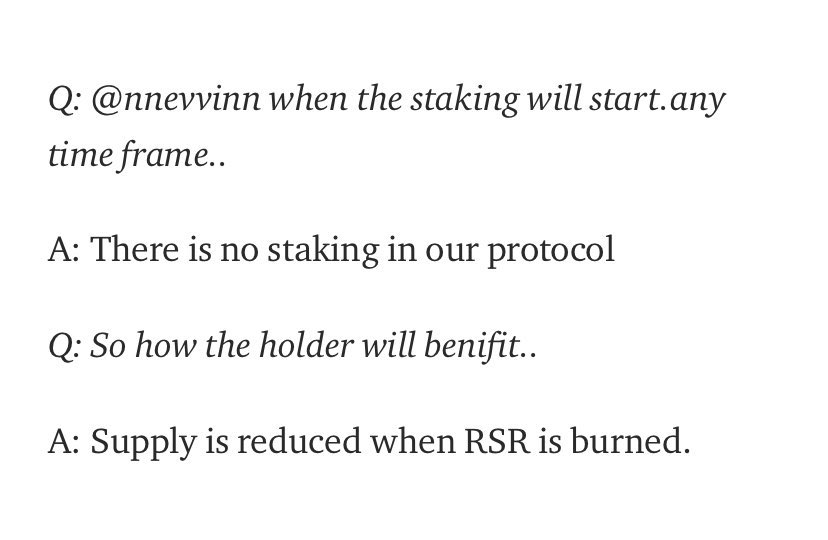 $RSR was recently added to Coinbase Custody