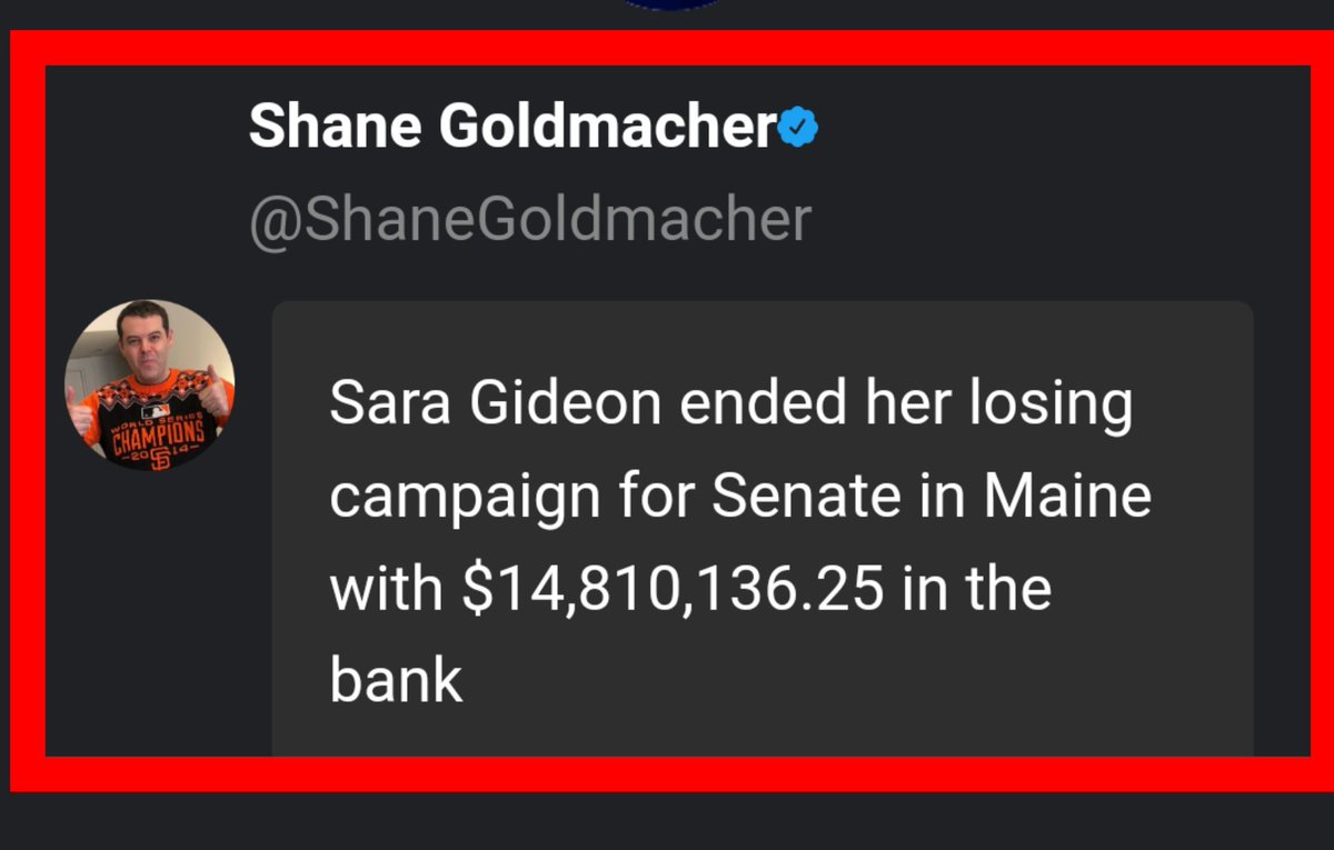 Sara Gideon ran for Senate in Maine, but sadly lost to Susan Collins.Sara was Speaker of the House in Maine. She studied PoliSci at GWU & worked her way up through the ranks.She was endorsed by pretty much everyone!JDems ran a "candidate" against her: Betsy Sweet