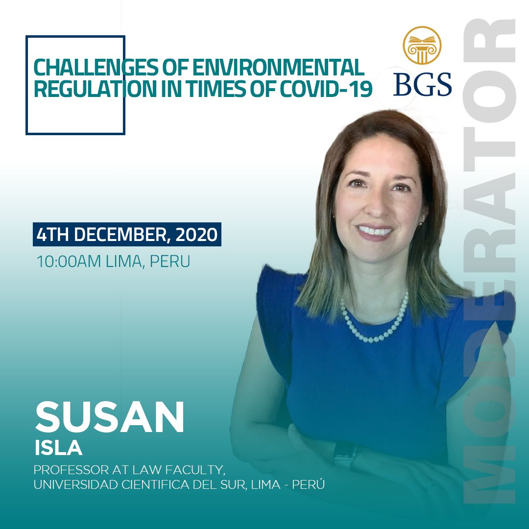 BerkeleyGlobalS's tweet photo. Thanks to our moderator Susan Isla @sisla_suina Professor @cientifica_sur for the #globaldiscussion under #LatAm3: "Challenges of Environmental Regulation in times of #COVID," in #Peru featuring #InternationalExperts from across the globe. https://t.co/HZhlRR4fmE