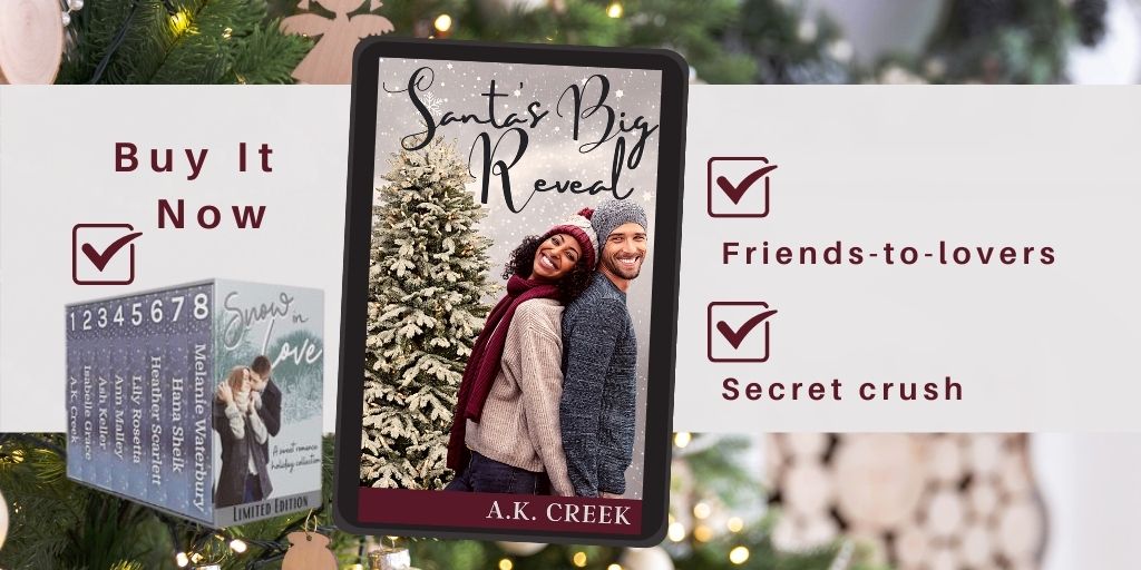 readertainment's tweet photo. #RomanceReaders: Seeking "friends-to-lovers" trope-lovers. Get SANTA'S BIG REVEAL--part of the SNOW IN LOVE #romance holiday collection. 
https://t.co/Hg6Z2nfUhZ
#KindleUnlimited @AKCreekAuthor #book #readingcommunity https://t.co/ktboSzuYcr