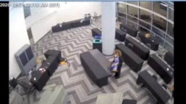 AOCDeezNutz's tweet photo. It's amazing that BOTH ladies from the #USBhandoff were involved in counting the hidden table ballots. The lady in the purple shirt is the one who handed the USB to the blonde braids lady (and is reportedly her mother) https://t.co/ZgeTx5YZkb