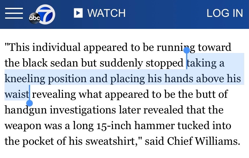 VPD Chief Shawny Williams-waited 38hrs after Sean Monterrosa was murdered to inform his family-lied and said Sean wasn't pronounced dead immediately-initially said Sean had his hands up but changed his statement to match VPOA's lie that he was crouched in a "tactical" position