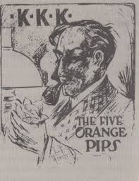 They were also the main antagonists of Sir Arthur Conan Doyle's Sherlock Holmes in the 1892 story, "The Five Pips".
