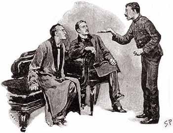 They were also the main antagonists of Sir Arthur Conan Doyle's Sherlock Holmes in the 1892 story, "The Five Pips".