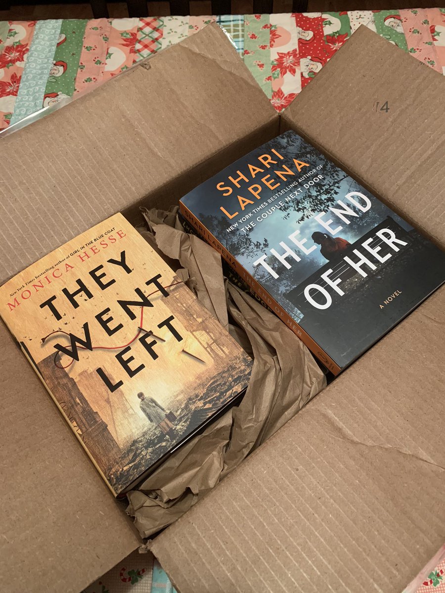 pjderoc's tweet photo. Merry Christmas to me!!! 

Thank you 🙏 @mcnallyrobinson for the fast &amp; courteous curb-side pick-up! 

#BoxofBooks
#CanNeverHaveTooManyBooks https://t.co/1o0PVeslQt