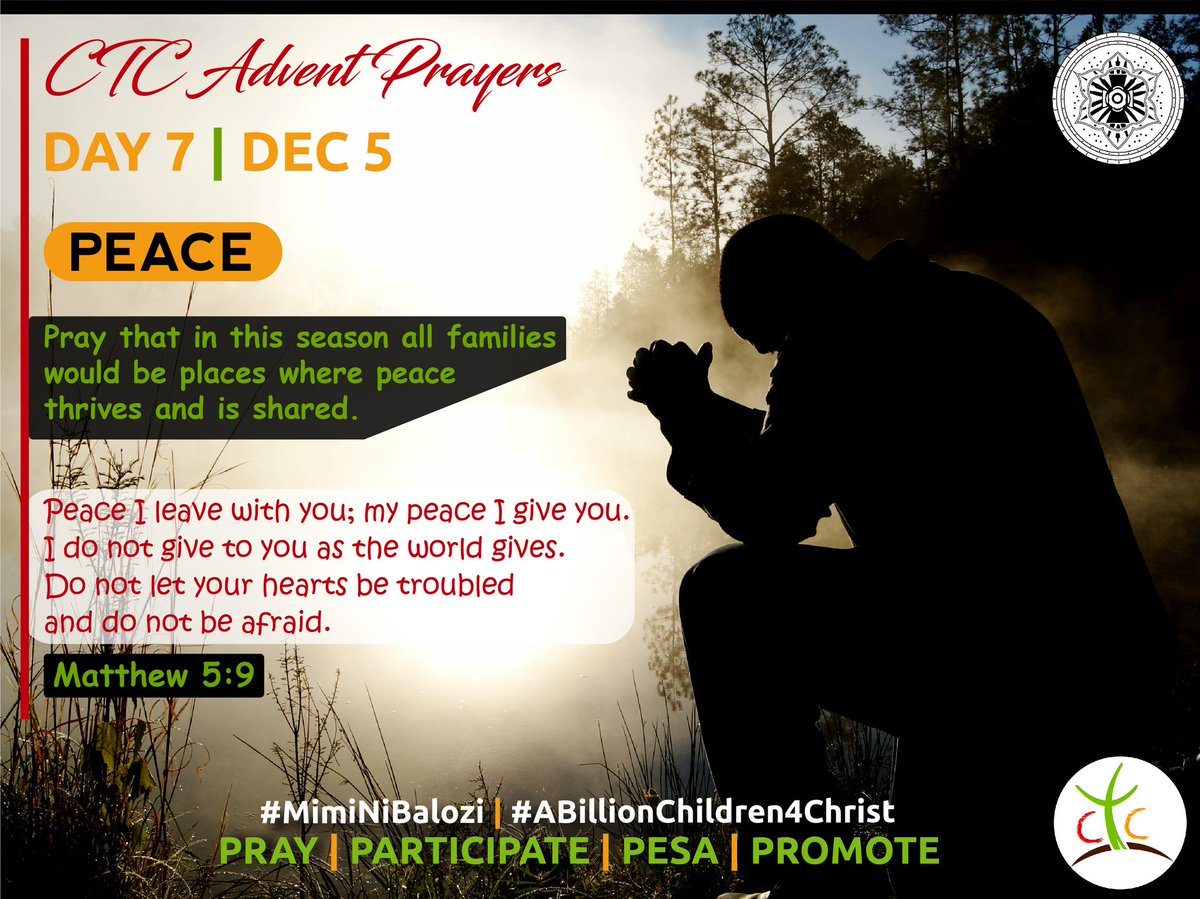 unclepaulsark's tweet photo. Welcome to #Day7 of the #CTCAdventPrayers
Children are growing in turbulent times & sometimes it gets hard to see where God and his plan fits in all the turmoil around them. Let's pray that the peace of God, which surpasses all understanding, will guard their hearts and minds https://t.co/xVNbNUJ4TC
