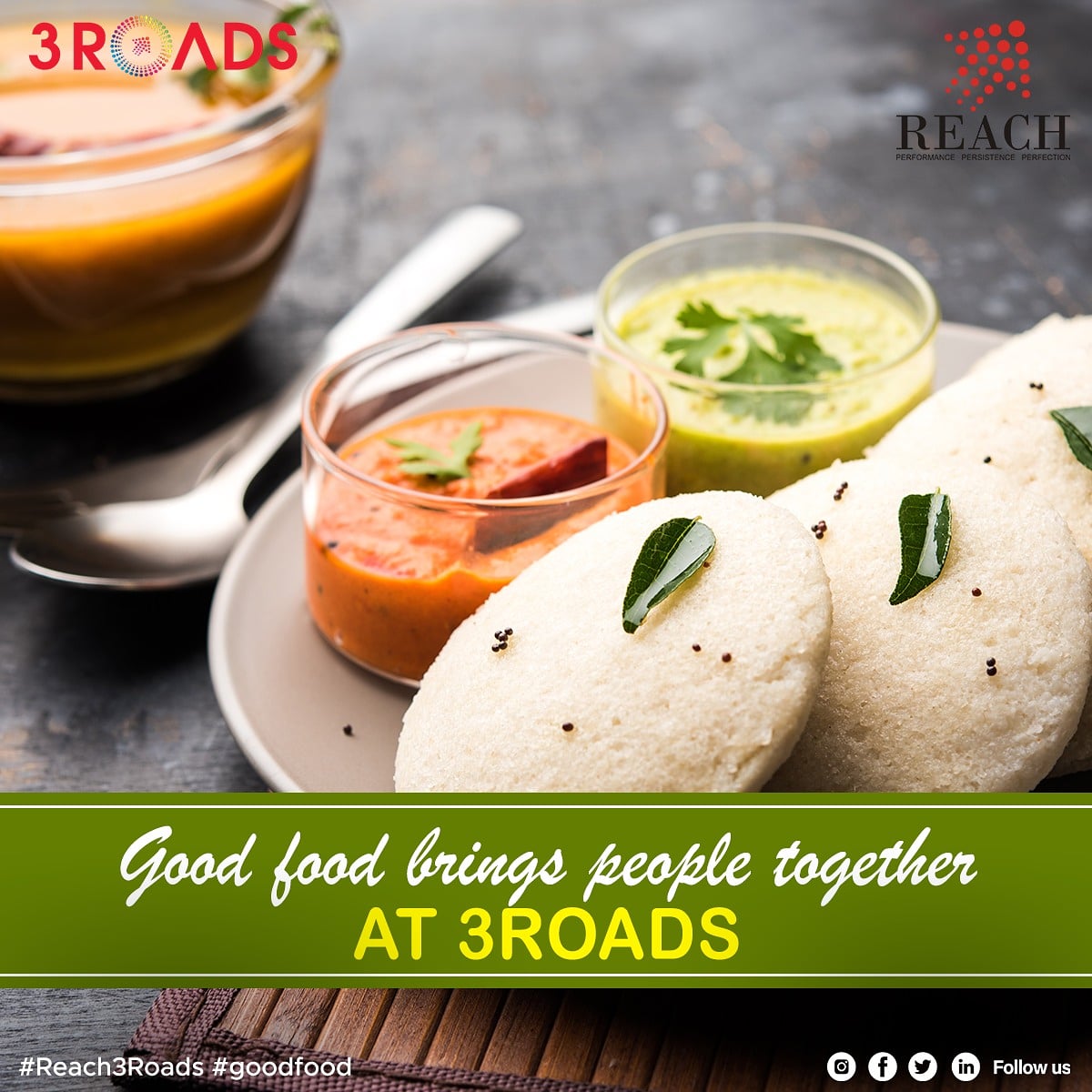 Good food brings people together at 3ROADS                                                                                                        #Reach3Roads #Haldirams #TasteOfTradition #3Roads #ReachGroup #ReachProGroup #SpiceyFood #StreetFood #Cravings #WeekendsAt3Roads
