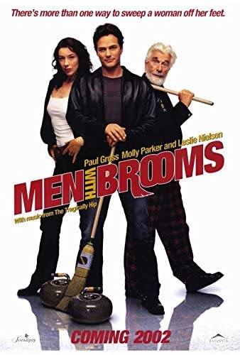 U don't have to be #Canadien to like our #SportsFlixFriday #POTD...but it helps. Take a minute & checkout 2002's #MenWithBrooms, a #SportsRomCom that takes u inside the dark worl of #curling. Actually, it's a funny flick starring #PaulGross, who also wrote & directed the film!