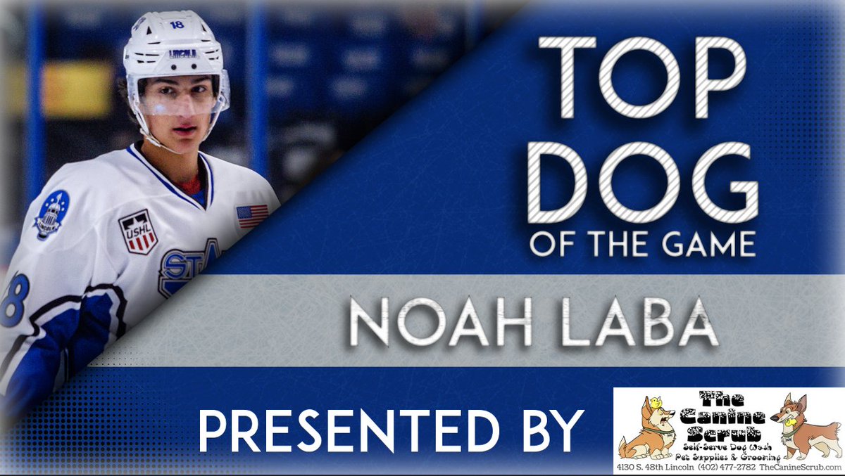 After scoring his first USHL goal, Noah Laba is our Top Dog of the Game, presented by the Canine Scrub!

thecaninescrub.com