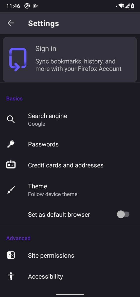 JoGarWeb's tweet image. Recordando #FirefoxPreview #Fenix 
La primera versión del &quot;nuevo&quot; Firefox. Quien sabe que habrá pasado con las implementaciones como Screenshot y Credit Cards. 🤔🤔
Como extraño las pestañas en el home 😭