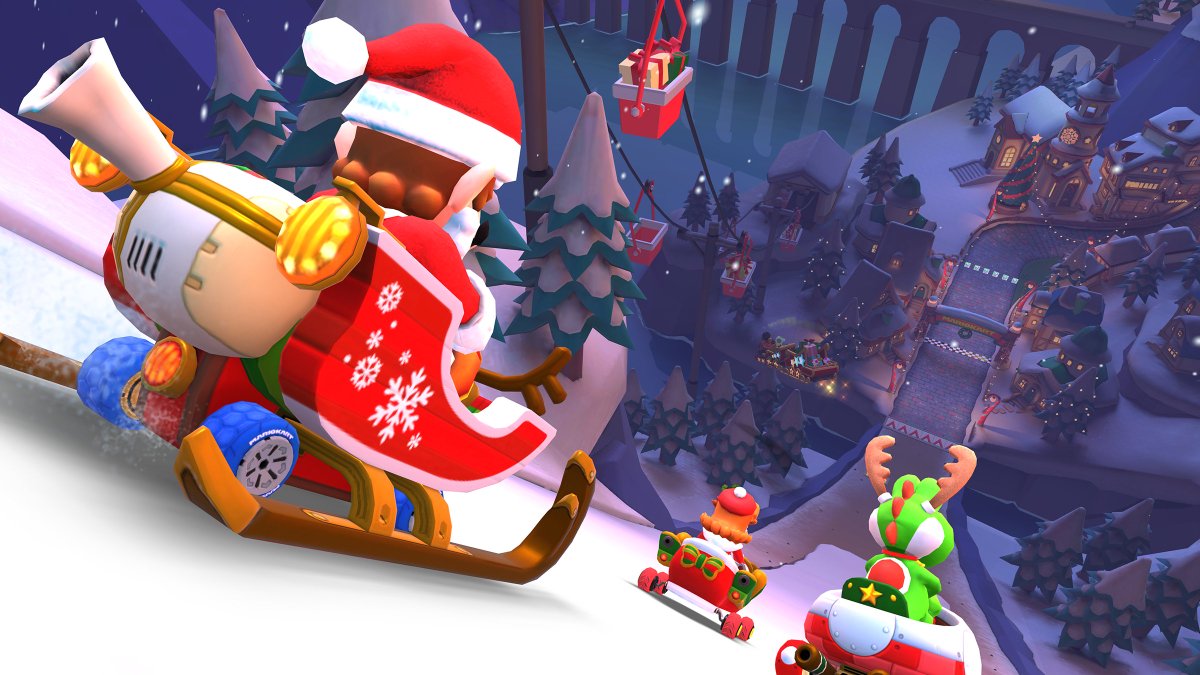 Steam Workshop::Mario Kart Tour - Mario (Santa)