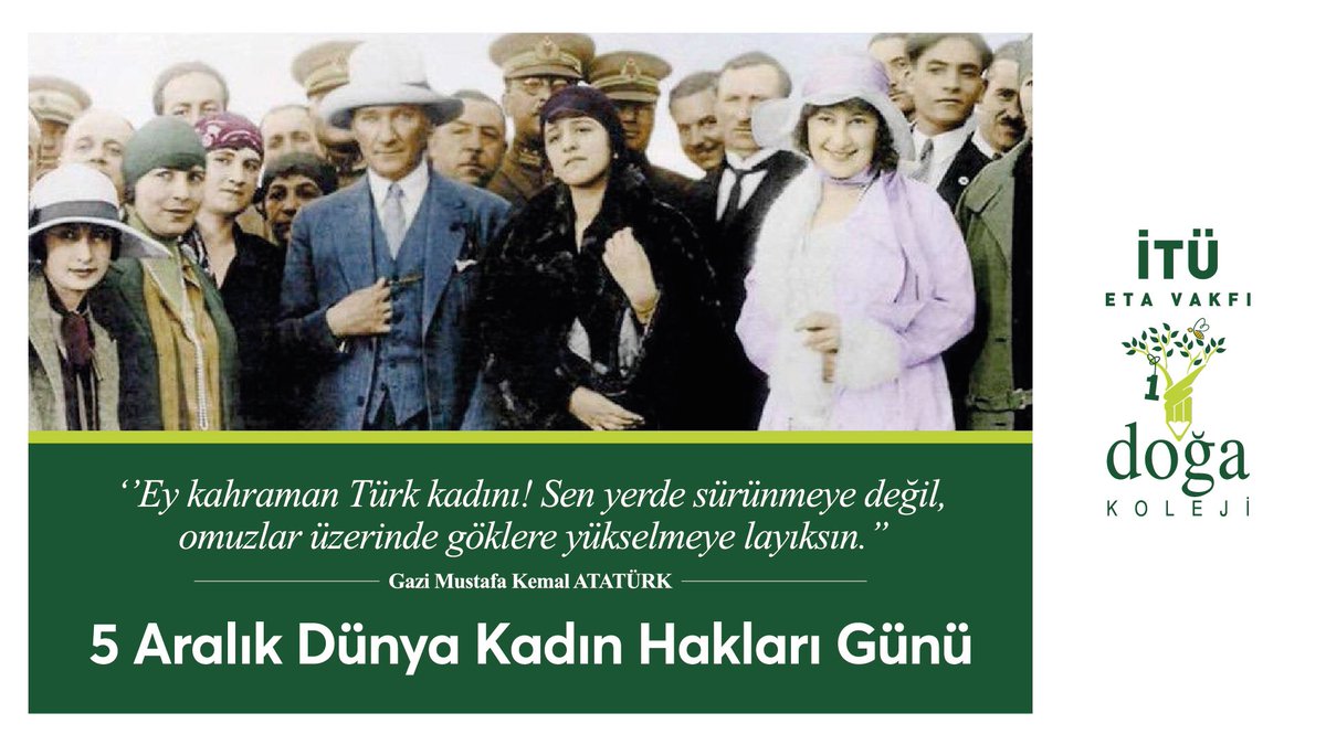 "Türk Kadınına Seçme ve Seçilme Hakkı" verilişinin 86. yılı kutlu olsun! #5AralıkDünyaKadınHaklarıGünü