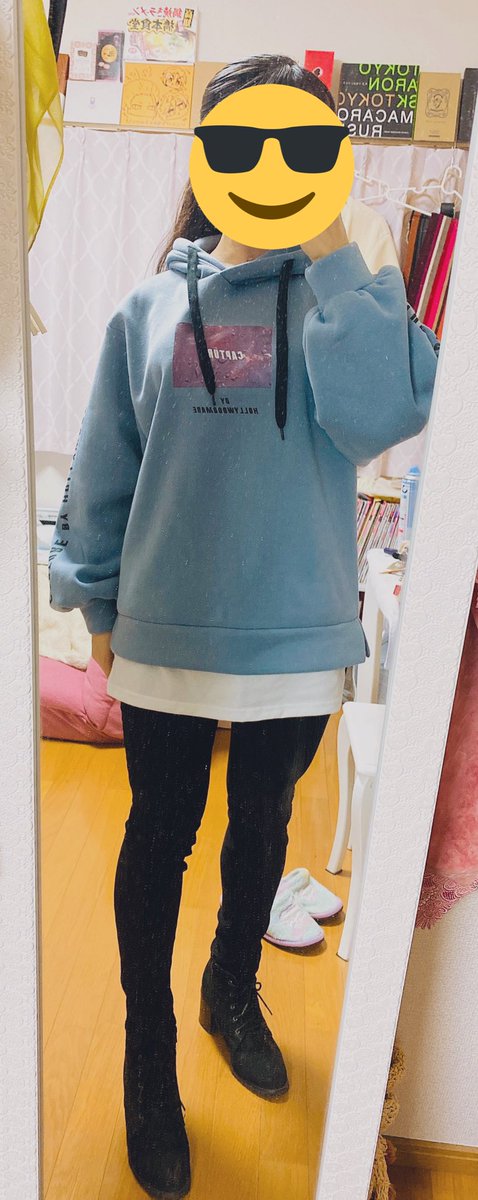 イラスト制作中 架 かける Ar Twitter 普段axesの服しか買わないけどちょっとコンビニ行くとかスーパー行く時用のラフな服 がないなぁとアベイルで買った服を着てみた 普段こんな服着ないから新鮮で楽しい