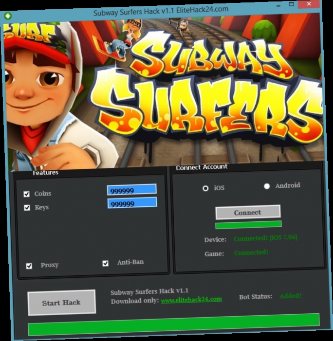subway surfers hack tool for android / Twitter