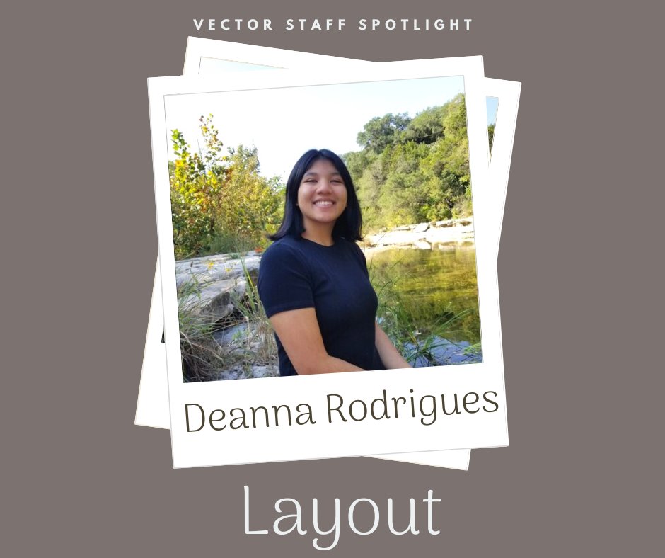 vector_eng's tweet image. Staff Spotlight: Meet layout designer, Deanna Rodrigues!🎉 
Deanna is a fourth year architectural engineering student from Round Rock, TX. She has been in Vector since Spring 2019 and she enjoys hiking in her free time.
To learn more about Deanna, visit utvector.com/meet-our-staff