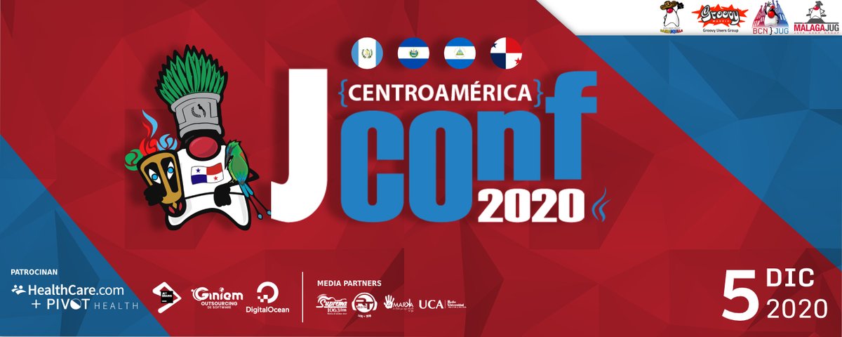 CesarHgt's tweet photo. Gracias JConf Centroamérica por el #chunchepack
Registro aún disponible para un día de excelente contenido: https://t.co/3ufojdHtLZ 

JUG´s, staff y patrocinadores, pilares de eventos de y para la Comunidad @Java 👏 https://t.co/gVozPuwXHZ