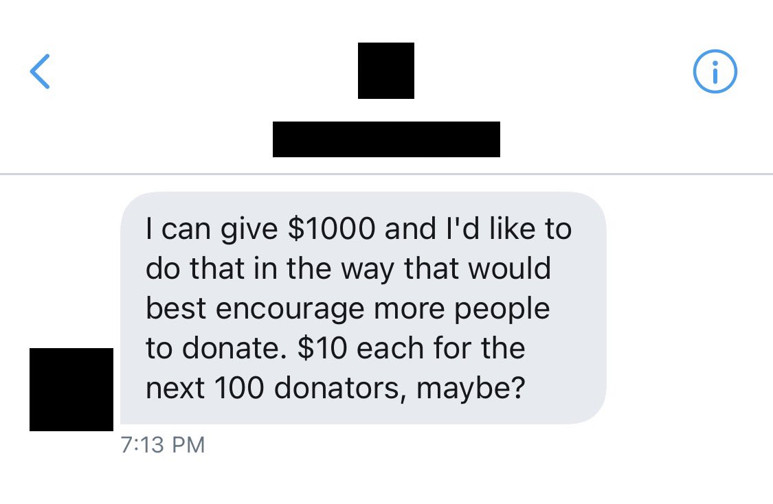 We're getting into the evening hours on the East Coast, but it's just now dinner time on the West Coast......so we've got some surprise sponsors willing to kick in $$$$ if it'll juice the donations Plus a few of the original sponsors still hanging tough!