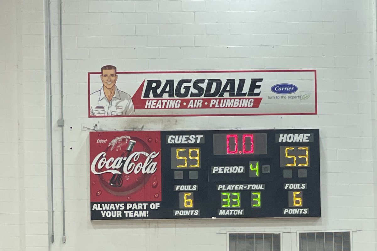 Final Score!!
Patriots: 59
Hornets: 53
⁦<a href="/Paulding_Sports/">PauldingCountySports</a>⁩