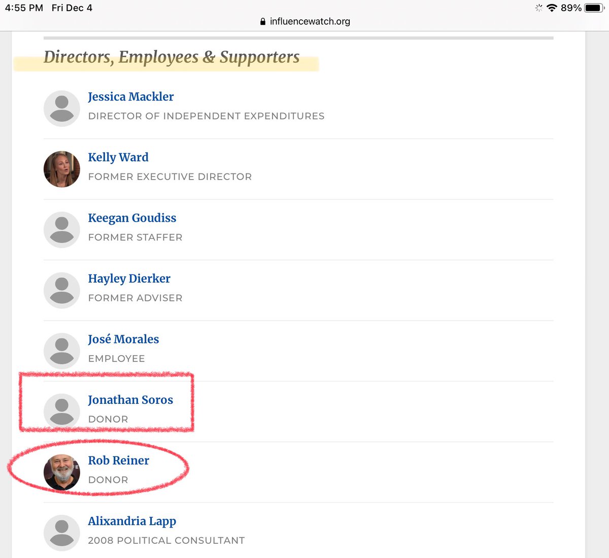 You know...Maybe just show a quick example, so they know what I'm talking about.Just pick one 527 at random...Hey, is that Meathead? Yeah, fuck that prick. I pick that one.And Soros?Wait... wtf is this?