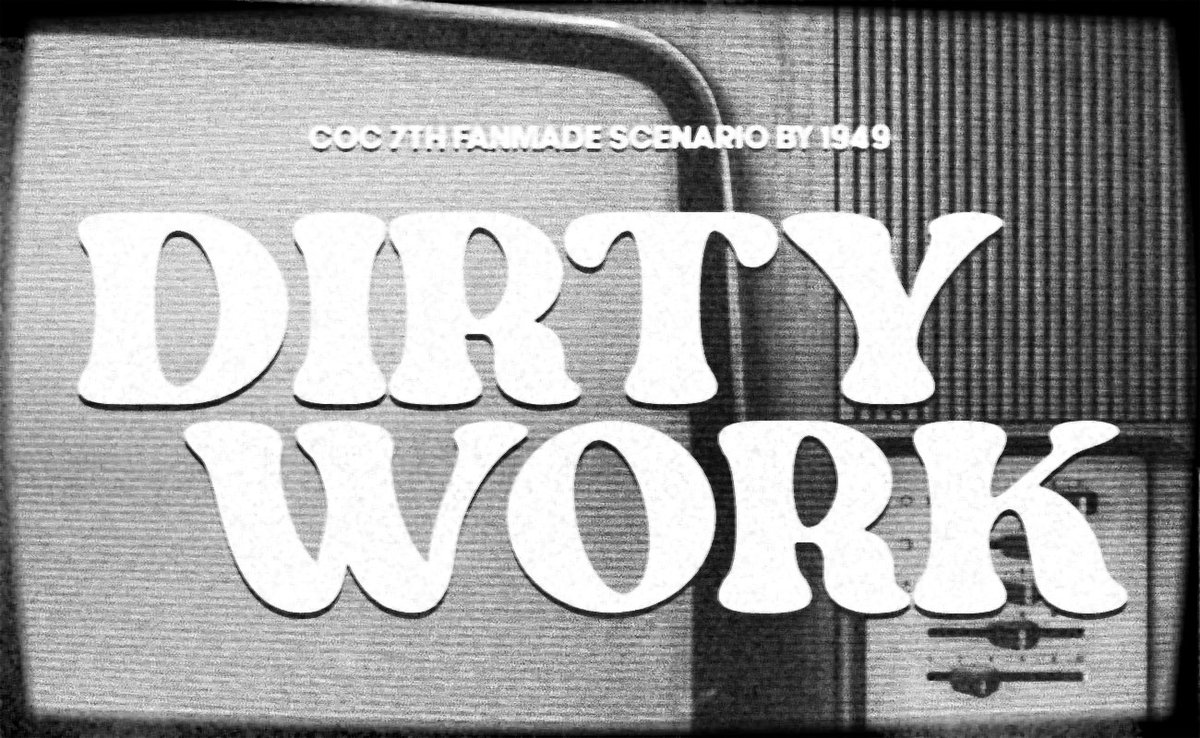 rolllikeits1949's tweet photo. CoC 1:1, 1페이지 시나리오 <Dirty Work>을 배포합니다. 

마피아가 지배하던 70년대 뉴욕. FBI 탐사자는 최근 밝혀진 마피아 조직 주요 정보원의 집에 도청기를 설치하는 임무를 맡았습니다. 
작은 문제가 있다면 그 정보원이 '영원한 개자식', 전애인 KPC라는 사실입니다.

https://t.co/uRq1uWKXs5 https://t.co/KpToRh3n9Y