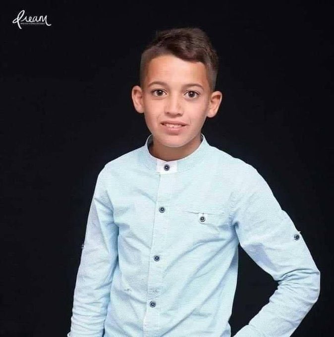 jjz1600's tweet photo. 13 yr old, Ali Abu Alia, was murdered by Israeli forces who shot live ammunition at Palestinians protesting a new Israeli settlement on Palestinian land. This Israeli violence continues for two reasons: Israelis don’t see Palestinians life as valuable &amp; US silence enables Israel https://t.co/gzPAERbnBS