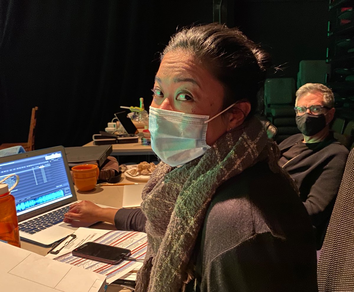 Masked up and working' hard!  30 minutes till showtime!  A few tickets are left! LETS DO THIS! fortemusical.ca
#NBN7 #NaughtyButNice #SevensOnScreen #yyc #yycarts #theatre #Calgary #arts #calgarytheatre #calgaryarts #musicaltheatre #yycmusic #yycchristmas #yycthingstodo