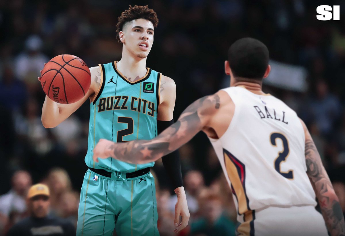 Sports Illustrated On Twitter Charlotte Hornets Vs New Orleans Pelicans Lamelo Ball Vs Lonzo Ball January 8 2021 Get Your Ready Https T Co Iwmvcov1er Https T Co No1izosasu