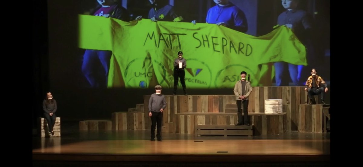 Jbradshaw2018's tweet photo. So awesome to be able to watch the performance from my house! Thank you! @libertytheatre_ https://t.co/dKcNnE5x4Y