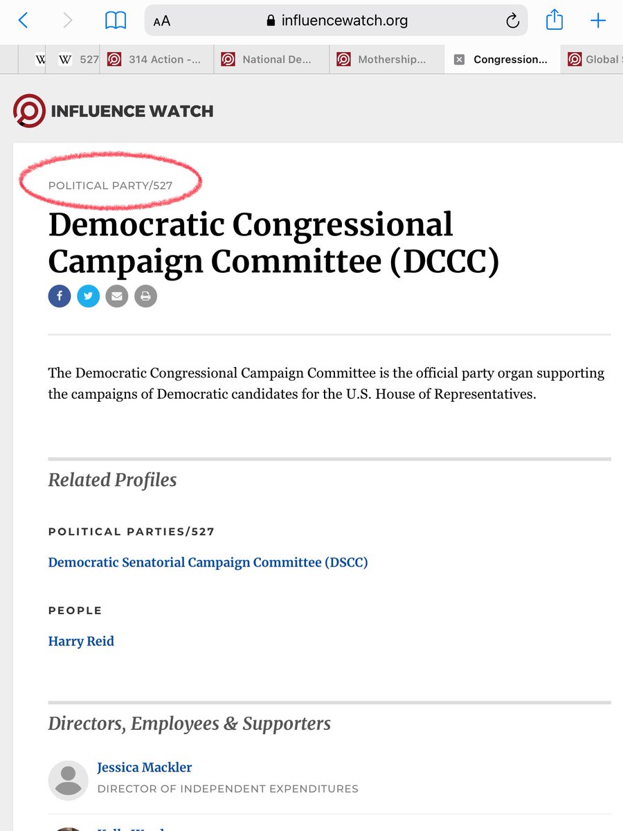 Back to these guys...LINK:  https://www.influencewatch.org/political-party/democratic-congressional-campaign-committee-dccc/