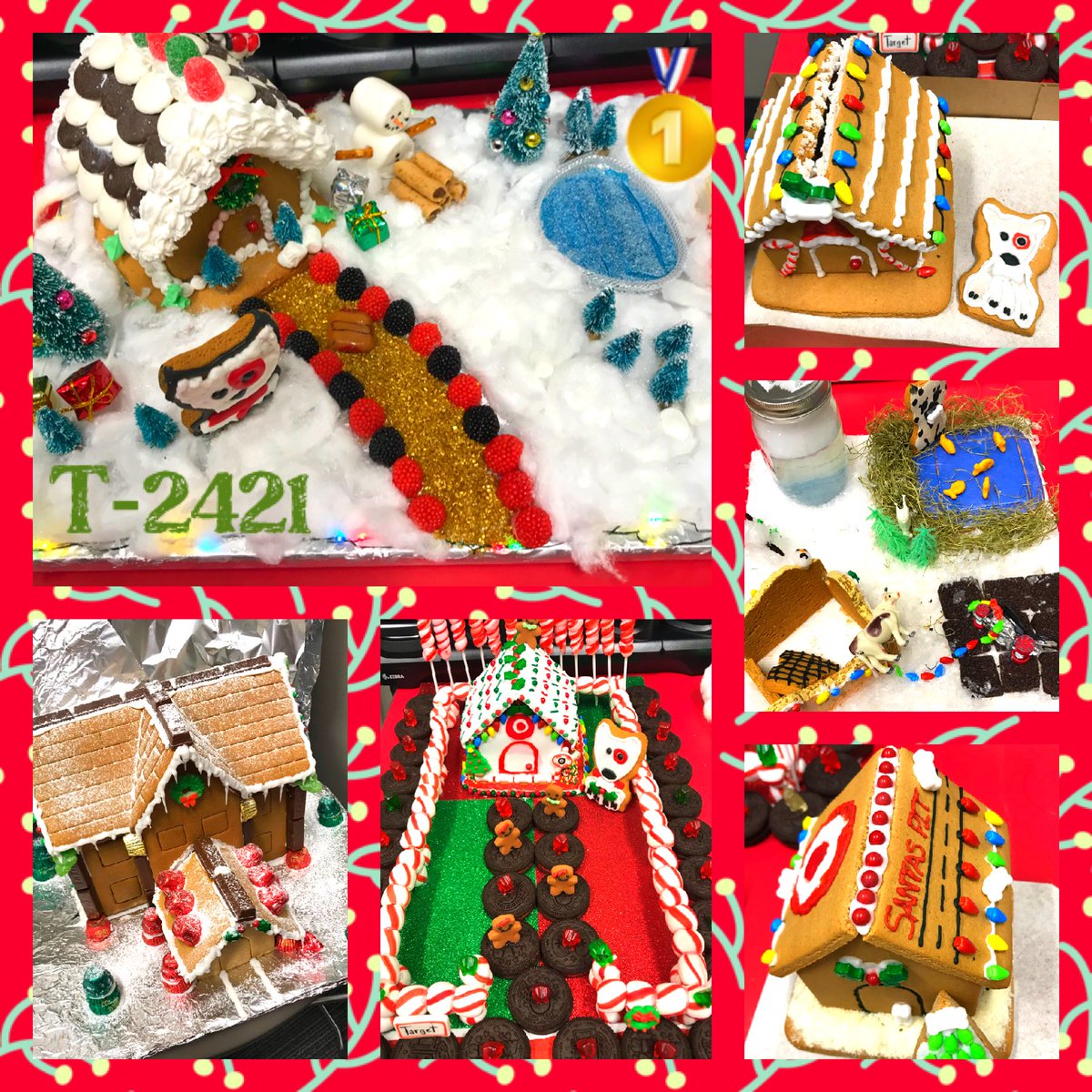 The team showed off their creative side for <a href="/Daisy_Target/">Daisy</a> ‘s gingerbread house contest! <a href="/BreannaVMTL/">Breanna Thomas</a> took the top prize. #worksomewhereyoulove #target #wearetarget #teamengagement #g292 #d244 #T2421 #anaheim #DanielsJedi