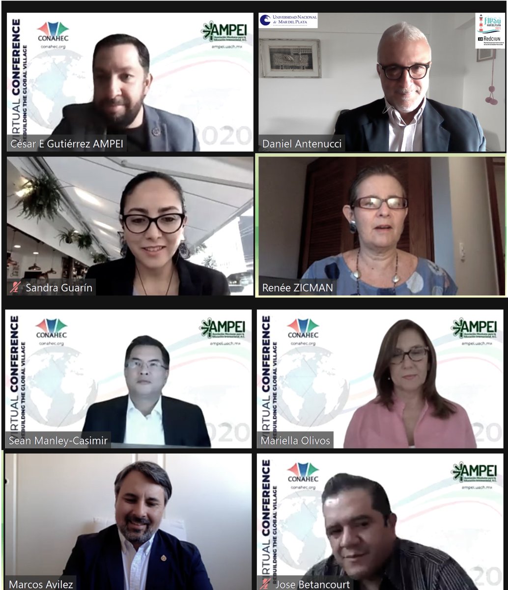 AntenucciDaniel's tweet photo. Representando a @fiesa2021 y #RedCiun como miembro de #INILAT en la Conferencia Virtual 2020 @conahec @AMPEI1 "Una nueva iniciativa para la internacionalización de la educación superior en América Latina"  #RenéeZicman  #MarcosAvilez #MariellaOlivos
@smanleyc @CesarUACHRI https://t.co/vMEQ8OXxy3