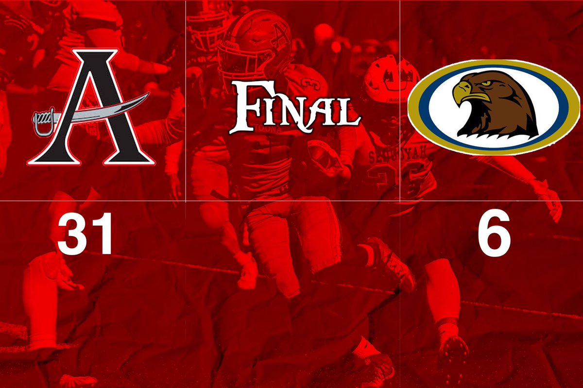 ahsbucsfootball's tweet photo. On to the next one. 

Allatoona will travel to Westlake next Friday night for the Elite 8 https://t.co/iXMPCf4p51