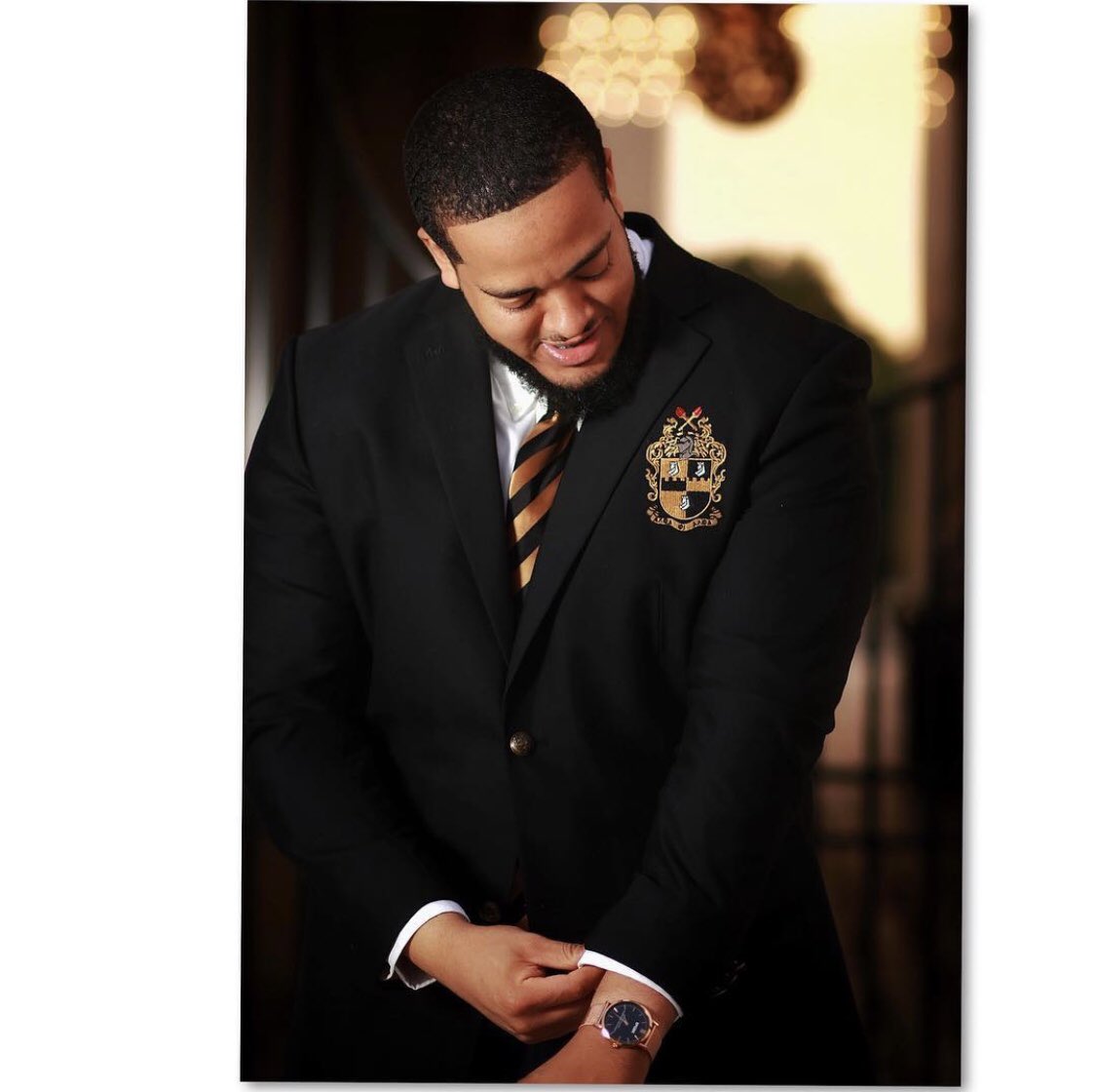 theqsp's tweet photo. @ilivemighty: cohost of Quarantine Snacks Podcast &amp; Alpha man extraordinare. Happy Founders’ Day to the men of @apa1906NETwork https://t.co/KhbWY89QAO