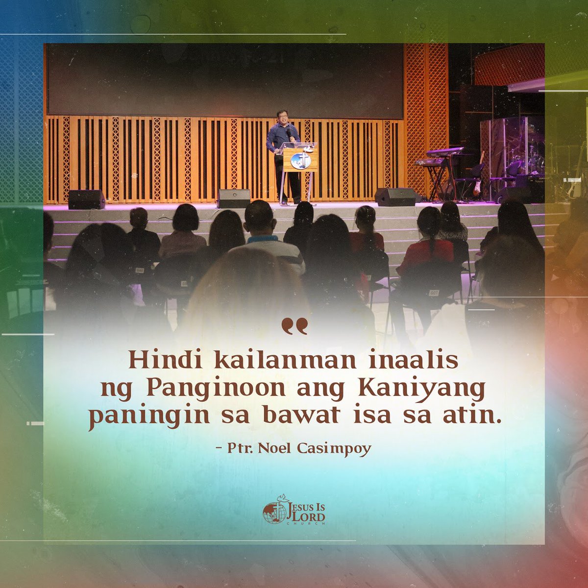 JILWorldwide's tweet photo. Lagi Siyang nariyan para sa atin. Hindi Niya tayo pababayaan.
#iHope #Jesus #JIL #JesusIsLord
#JILChurch #JILWorldwide #JILCW2020 #OneInChristsLove https://t.co/Ul3oiaL0Ux