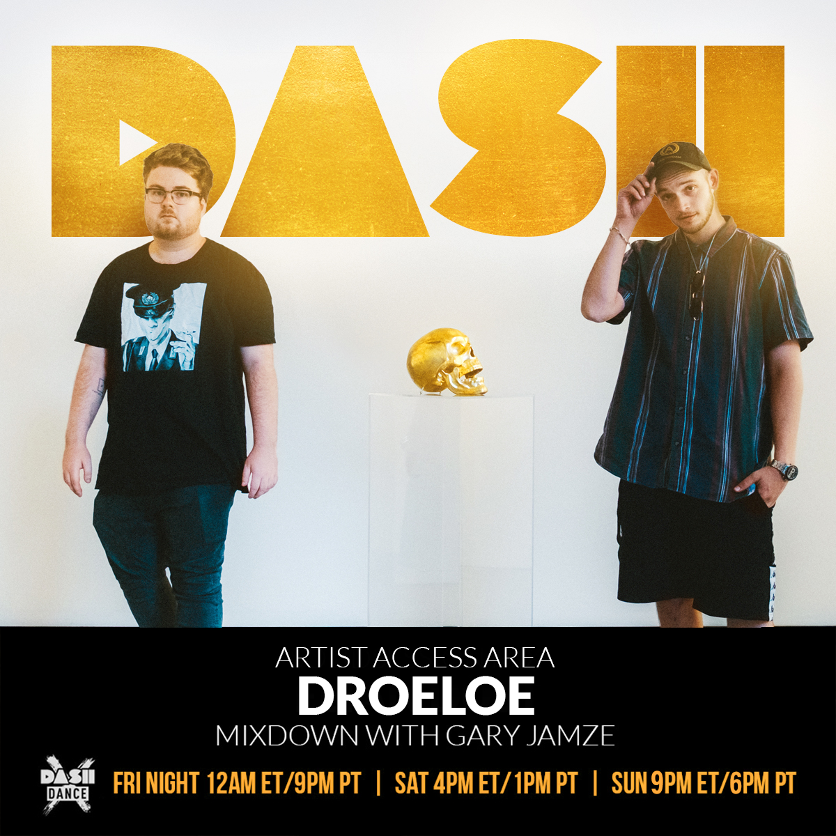 Gary Jamze (@garyjamze) on Twitter photo Tonight on my <a href="/dash_radio/">Enter Medios</a> #DashDanceX show:
<a href="/chrismalinchak/">chris malinchak</a> introduces this week's #BaddestBeat
+ @DJ_XPLICIT on theπ±& in the #SolidSessionMix
+ @DROELOEMUSIC in the #ArtistAccessArea
+ new <a href="/VintageCulture/">Vintage Culture</a> <a href="/hotsince82/">Hot Since 82</a> <a href="/HighContrast/">High Contrast</a> <a href="/JamesLeveyDJ/">James Levey Music</a> + more
DashRadio.com Tonight on my <a href="/dash_radio/">Enter Medios</a> #DashDanceX show:
<a href="/chrismalinchak/">chris malinchak</a> introduces this week's #BaddestBeat
+ @DJ_XPLICIT on theπ±& in the #SolidSessionMix
+ @DROELOEMUSIC in the #ArtistAccessArea
+ new <a href="/VintageCulture/">Vintage Culture</a> <a href="/hotsince82/">Hot Since 82</a> <a href="/HighContrast/">High Contrast</a> <a href="/JamesLeveyDJ/">James Levey Music</a> + more
DashRadio.com