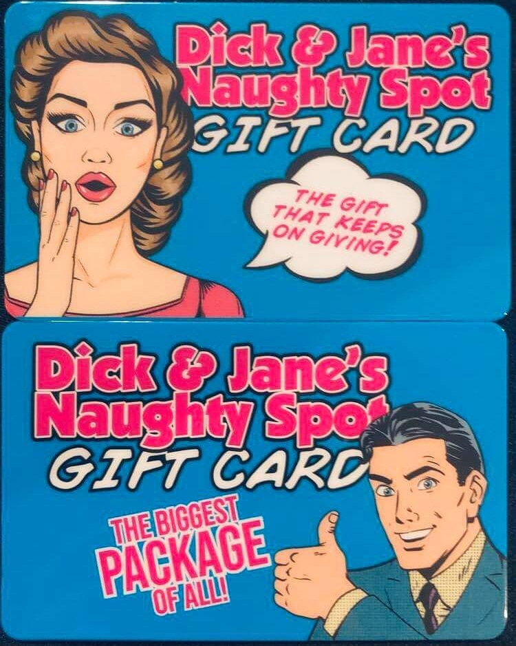 naughtyspot's tweet photo. We’ve also updated our Gift Cards! They make the perfect gift for someone special in your life! We even give you an option between the two! https://t.co/hhDuLmkJvL