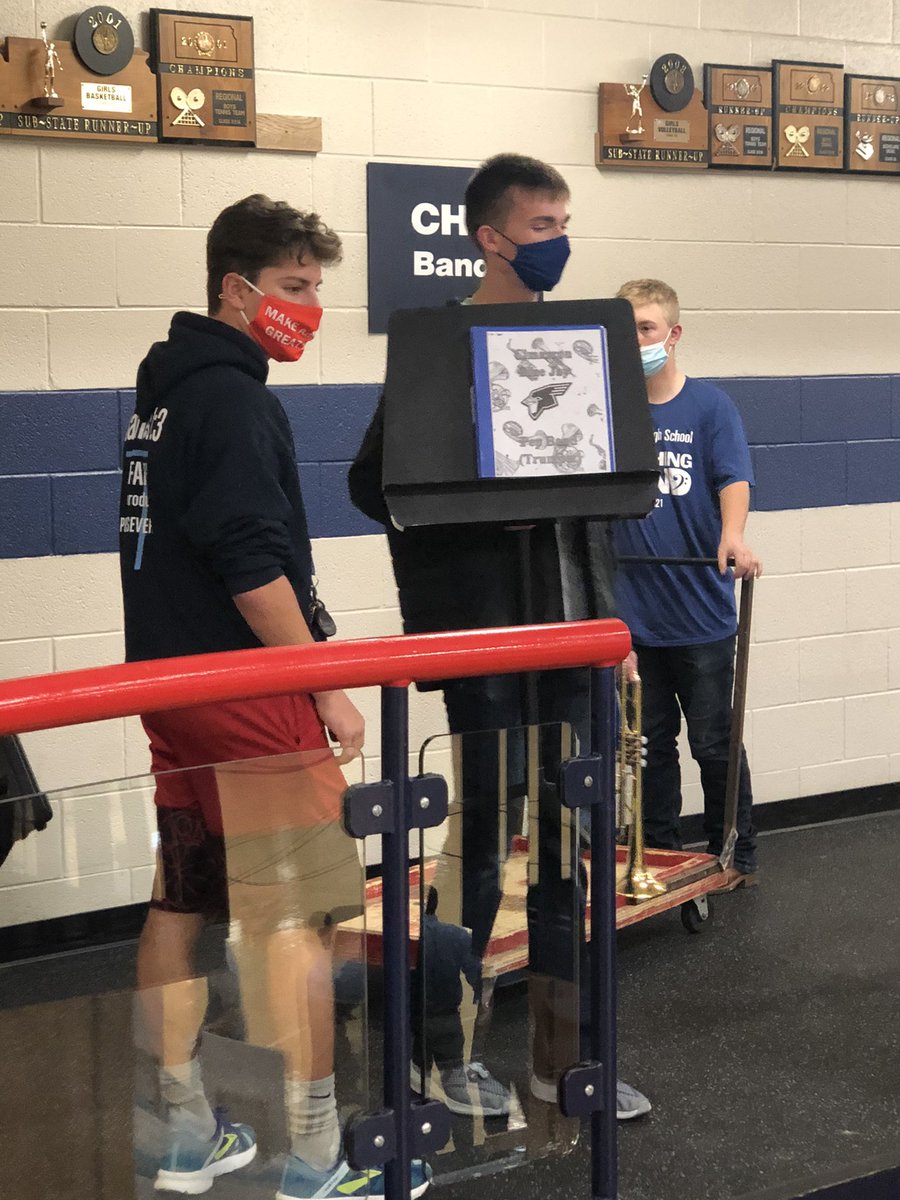 A special shout out to our broadcasting teams for so much hard work tonight! And to a couple of alumni who were willing to help lead our Band! #soproud #bluejays #teamwork #lemonadeoutoflemons