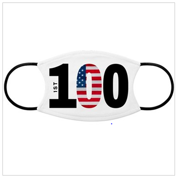 TLPBynum's tweet photo. We still have work to do. Got my 1st 100 Day mask today. Here's the link to get yours: https://t.co/8oWHgUwdQ5 https://t.co/B2eArBmKRU