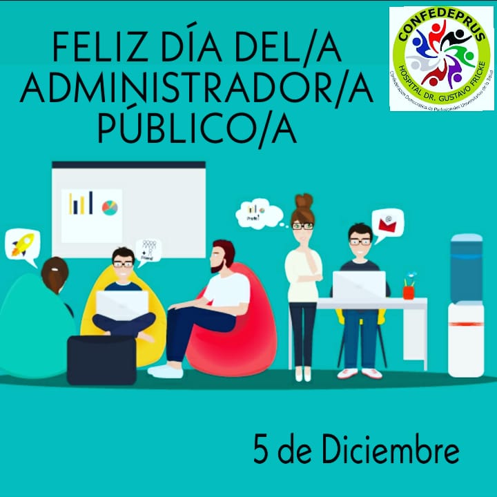 Fedeprusfricke quiere saludar en su día a todas/os las/os Administradoras/es Públicas/os y agradecerles por la labor que realizan, por su contribución diaria y su trabajo y compromiso permanente. FELIZ DIA!!!
#5DeDiciembre
#DiaDelyLaAdministrador/aPúblico/a
#FedeprusFricke