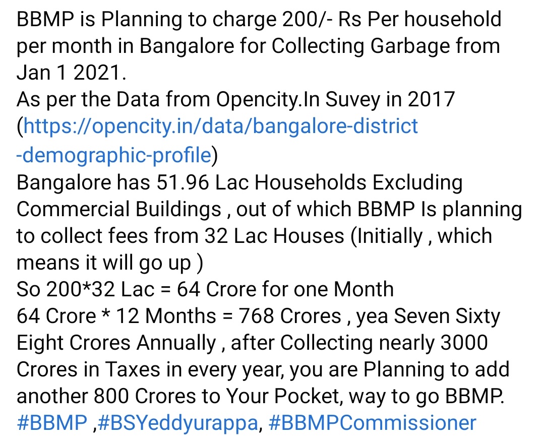 Rajendraskp's tweet photo. @BBMPCOMM @CMofKarnataka @BSYBJP @BangaloreBBMP https://t.co/HJ0U63tP9P